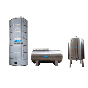 Ace Factory Custom Made Stainless Steel 100-100000 liter Water Storage Tank For Honey Milk Chemical alcohol Liquid Storage Tank