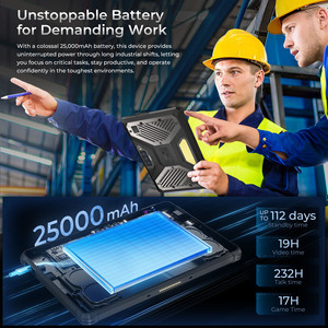 Tablette robuste industrielle RT10, lecteur de codes-barres 2D, lecteur d'empreintes digitales industriel, NFC, batterie 25000 mAh, écran haute luminosité 11 pouces, 12+512 Go - Product Image 4