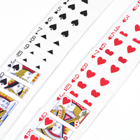 Cartes à jouer personnalisées écologiques et recyclables, finition brillante, papier léger et robuste pour le divertissement familial en intérieur