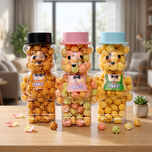 Palomitas de Maíz Longxiaoya, las Más Vendidas, Dulces, Semiblandas, Sin Grasas Trans, Sabor a Caramelo con Mantequilla, Bolsa de 128g, Listas para Servir, Ideales para la Cineplex - Product Image 4