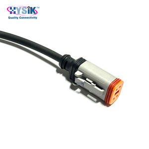 สายเชื่อมต่อ Deutsch แบบหล่อสายไฟ<span class=keywords><strong>2</strong></span> 3 4 6 8 12ขาตัวผู้สายไฟฟ้ายานยนต์ตัวเมีย - Product Image 1