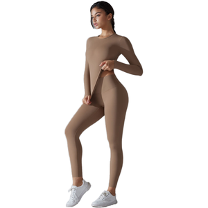 <b>Womens</b> Ruched Long Sleeve Crew Neck Slim Fitted Fall Tops - Product Image 3