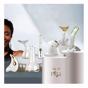 Masajeador <span class=keywords><strong>Facial</strong></span> 5 en 1 Recargable Ms.W 313, Antiarrugas, para el Cuidado de la Piel, Estiramiento de Cuello y Rostro, Herramienta de Belleza de Plástico para Uso Doméstico - Product Image 4