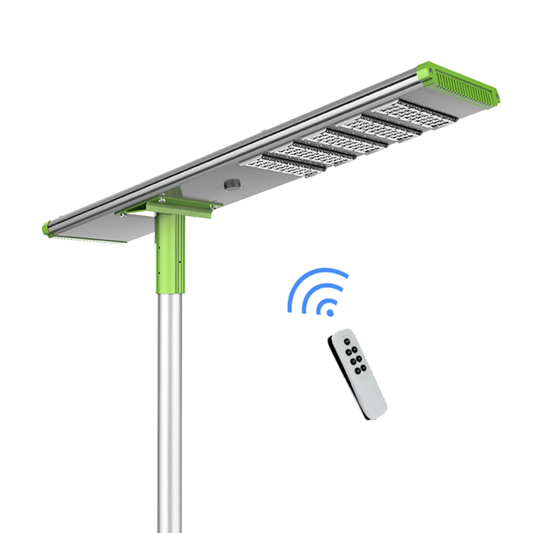 Anern 60w al aire libre ip65 sensor de movimiento de luz de calle solar integrada