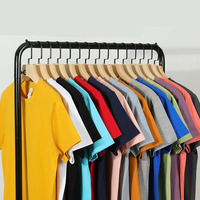 T-shirt personnalisé à manches courtes pour homme, col rond, couleur unie, coupe ample, idéal pour l'été