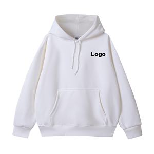 Customized Heavyweight Unisex Print on Demand <b>Men's</b> Oversized <b>Hoodies</b> 100% Cotton Fleece Winter Waterproof Eco-Friendly - Product Image 2