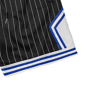 Pantalones cortos de baloncesto sublimados a rayas personalizados para hombre, ropa de baloncesto Retro deportiva, pantalones cortos de malla de verano con bolsillos - Product Image 3