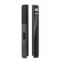 Serrure de porte intelligente Slim Video avec caméra 1MP, objectif 120 degrés, autonomie de 10 mois, vision nocturne infrarouge, clavier Bluetooth Tuya