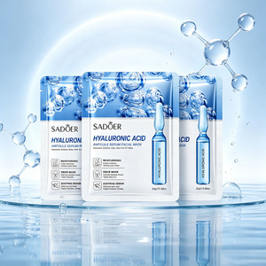 SADOER Hyaluronic Acid Ampoule Sheet Mask Deep Hydrating Barrier Repair Facial Mask For Dull Dry Skin - Product Image 2