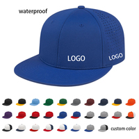 Casquette de sport en nylon découpée au laser avec trous, casquette snapback imperméable, prix de gros, personnalisable, unisexe, pour adultes, broderie