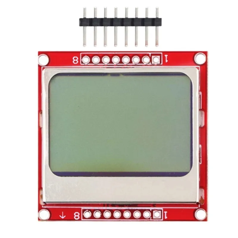 Module LCD moniteur écran blanc rétro-éclairage adaptateur PCB 84x48 84x84 Nokia 5110 écran pour Arduino