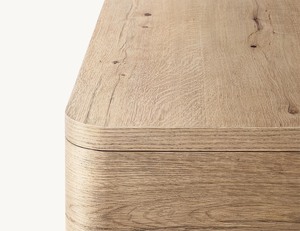 Set di Mobili Moderni Personalizzati di Lusso per Soggiorno con Tavolino da Caffè e Tavolino Laterale in Impiallacciatura di Legno Garanzia di 3 Anni - Product Image 2