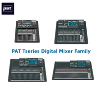 Console de mixage numérique PAT T24 24 canaux avec connectivité USB, contrôle par application, haute qualité, sur pied, double tension pour studio et scène
