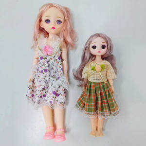 Vente en gros de poupées en vinyle PVC souple de 12/9 pouces avec de beaux grands yeux, articulations mobiles, 30 cm, cadeau d'anniversaire pour filles, personnalisable - Product Image 1