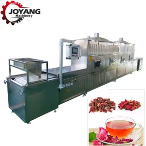 Tunnel Black Tea Microwave Sterilization Machine Tea Powder Microwave Drying Plant Sterilizer Equipment