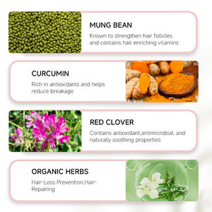 OEM ODM perawatan rambut grosir Herbal organik ekstrak minyak Esens Serum penumbuh rambut perawatan kulit pijat kulit kepala - Product Image 5