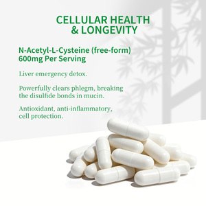 Cápsulas Veganas de N-Acetil L-Cisteína (NAC) de Marca Privada OEM, Suplemento Herbal para Apoyar la Salud Respiratoria y Mejorar la Inmunidad - Product Image 3
