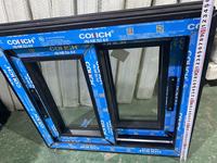 Profil en PVC 80mm/88mm/UPVC Fenêtre coulissante et porte pour projets de maison Maille incluse