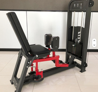 Machine à adducteurs et abducteurs de cuisses SK Commercial Selectorized, double, avec poids de 70 kg, en acier Q235 de 3,0 mm