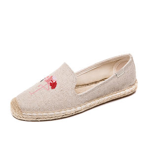 Nicecin Mode Yeux Conception <span class=keywords><strong>Espadrilles</strong></span> Femmes Chaussures Appartements Chanvre Mocassins Pêcheurs Chaussures <span class=keywords><strong>Les</strong></span> <span class=keywords><strong>Espadrilles</strong></span> Femme OEM Espadrille - Product Image 3