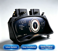 Yuefu 12.3'' Tableau de bord numérique virtuel pour Toyota Land Cruiser Prado 120 2004-2009 Compteur de vitesse