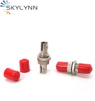 Adaptateur de coupleur de bride monomode Simplex MM Duplex Fiber optique SCAPC LC ST FC UPC adaptateur de Fiber optique