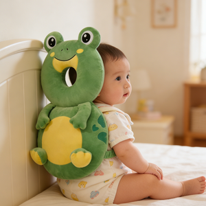 Mochila de Protección para la <span class=keywords><strong>Cabeza</strong></span> del Bebé, Cojín de Protección para la <span class=keywords><strong>Cabeza</strong></span> de Bebés y Niños Pequeños, Suave y Cómodo, Diseño de Dibujos Animados (Rana) - Product Image 4