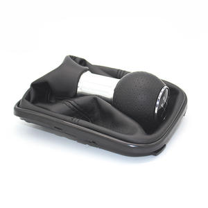 Pomo de palanca de cambios de cuero para coche, palanca de cambios manual de 5 y 6 velocidades para Volkswagen Golf 4 Bora Audi, diseño ergonómico - Product Image 5