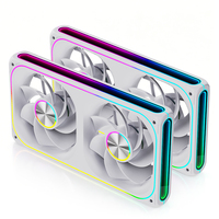 Ventilador de Refrigeración AntarcChill de 240 mm con Aspas Invertidas, Rodamiento Hidráulico, Flujo de Aire Inverso, para Cajas de PC Gaming y Radiadores de Computadora