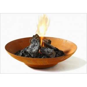 Brasero extérieur en acier corten grand brasero extérieur en acier au bois de jardin - Product Image 6