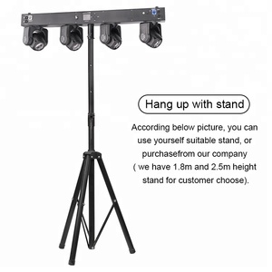 Marslite - Foco Móvil de 4 Cabezas con Haz de Luz, 4x32W RGBW LED, Luces para Discoteca, DMX, DJ, Iluminación de Escenario - Product Image 6