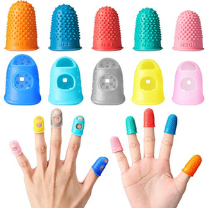 Nouveaux protège-doigts en silicone respirant pour la couture, le matelassage et les travaux d'aiguille - Product Image 1