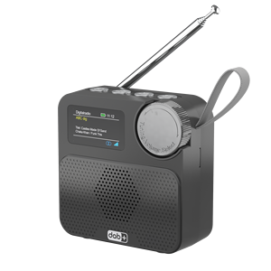 Mô hình 2025 xách tay LCD kỹ thuật số DAB/DAB + đài phát thanh không dây BT Mini báo động với Mini nhựa thiết kế - Product Image 5