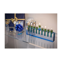 Panneau de bénédiction de table en acrylique Lucite, motif Pomme Simanim, pour Rosh Hashanah, Nouvel An juif, Prière hébraïque, Décoration de table de fête, Judaica