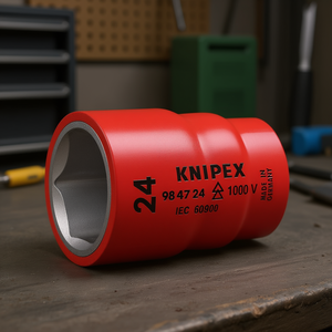 Llave de tubo Knipex de 24 mm, aislada para 1000 V, fabricada en Alemania - Product Image 3