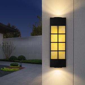 Jm Juming Outdoor Wall Lamp Aluminum <b>Shell</b> Led <b>Light</b> For Villa Courtyard Hotel Entrance New Chinese Style Minimalist Design - Product Image 3