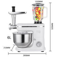LOVFE Fouet électrique de haute qualité, cuisinier de bureau, crémier à farine multifonctionnel, pétrisseur domestique