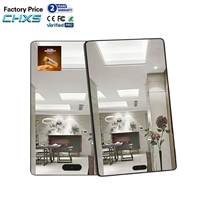 CH 32 43 pouces Miroir Magique Mural OLED 4K pour Affichage Numérique, Cabine Photo Intelligente Android, Dispositif Publicitaire Tactile
