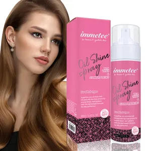 Immetee Hair Shine Oil Curl foam Spray pour le contrôle des frisottis et l'hydratation des cheveux, offre spéciale