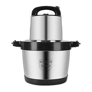 Picadora de carne eléctrica de alta potencia para el hogar, máquina multifuncional de acero inoxidable para cortar y cocinar carne - Product Image 1