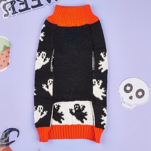 Divertido y bonito abrigo de cabeza de calabaza naranja para perros pequeños Gatos de dos patas Ropa de punto para mascotas para invierno Verano Primavera-Estilo clásico - Product Image 6