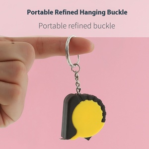 Fita Métrica Mini Personalizada de 1m em Aço Revestido com PRT, Chaveiro, Presente Personalizável para Uso Promocional - Product Image 3