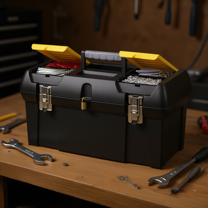 Boîte à outils Série 2000 avec charnière métallique et 2 plateaux organisateurs - Product Image 3