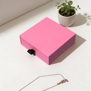 Caja de Joyería de Papel Especial de Lujo Ligero Reciclable en Stock con Forro de Esponja, Caja de Regalo para Almacenamiento de Conjuntos de Joyería, Venta al por Mayor - Product Image 5