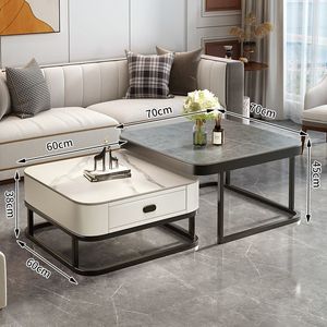 Tavolo di Design Moderno con Struttura in Acciaio Inox e Piano in Ardesia, Arredamento Sostenibile per Soggiorno, Hotel e Casa - Product Image 5