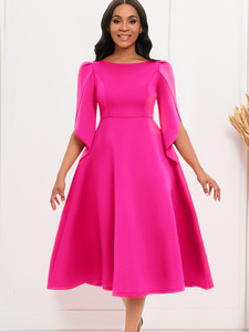 Vestido de Noche <span class=keywords><strong>Elegante</strong></span> y a la Moda con Falda Amplia, Vestido de Inspiración Africana - Product Image 1