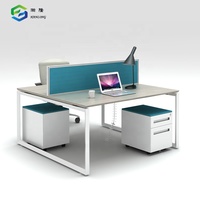 Bureau de travail modulaire, mobilier de bureau, table extensible, cadre de bureau pour 8 personnes