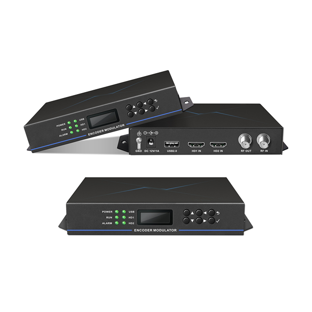 DMB-9591 Two Channel HD to RF Modulator (DVB-T/C,ISDB-T,ATSC,DTMB) for Digital Front End Device