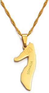 Colliers avec pendentif carte de la <span class=keywords><strong>Tanzanie</strong></span> pour femmes, charme ethnique patriotique, collier personnalisé en acier inoxydable, carte du pays, bijoux de <span class=keywords><strong>voyage</strong></span> - Product Image 3