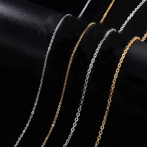 HOVANCI Wholesale 1.2MM 1.5MM 2MM PVD Gold Plating <strong>Titanium</strong> 18K Gold Plated Stainless Steel <strong>Chain</strong> for Jewelry Making Necklace - Product Image 2